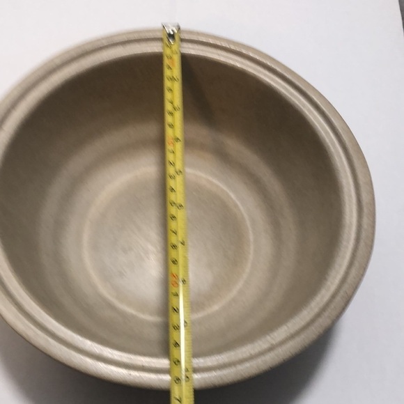 Haeger vintage pottery mixing bowl #8231 made in the USA with 2 green designs - Picture 3 of 9